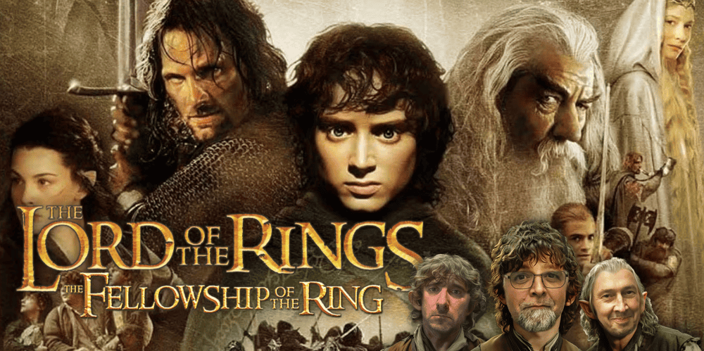 Cover image of "The Lord of the Rings: Fellowship of the Ring" movie, featuring key characters.