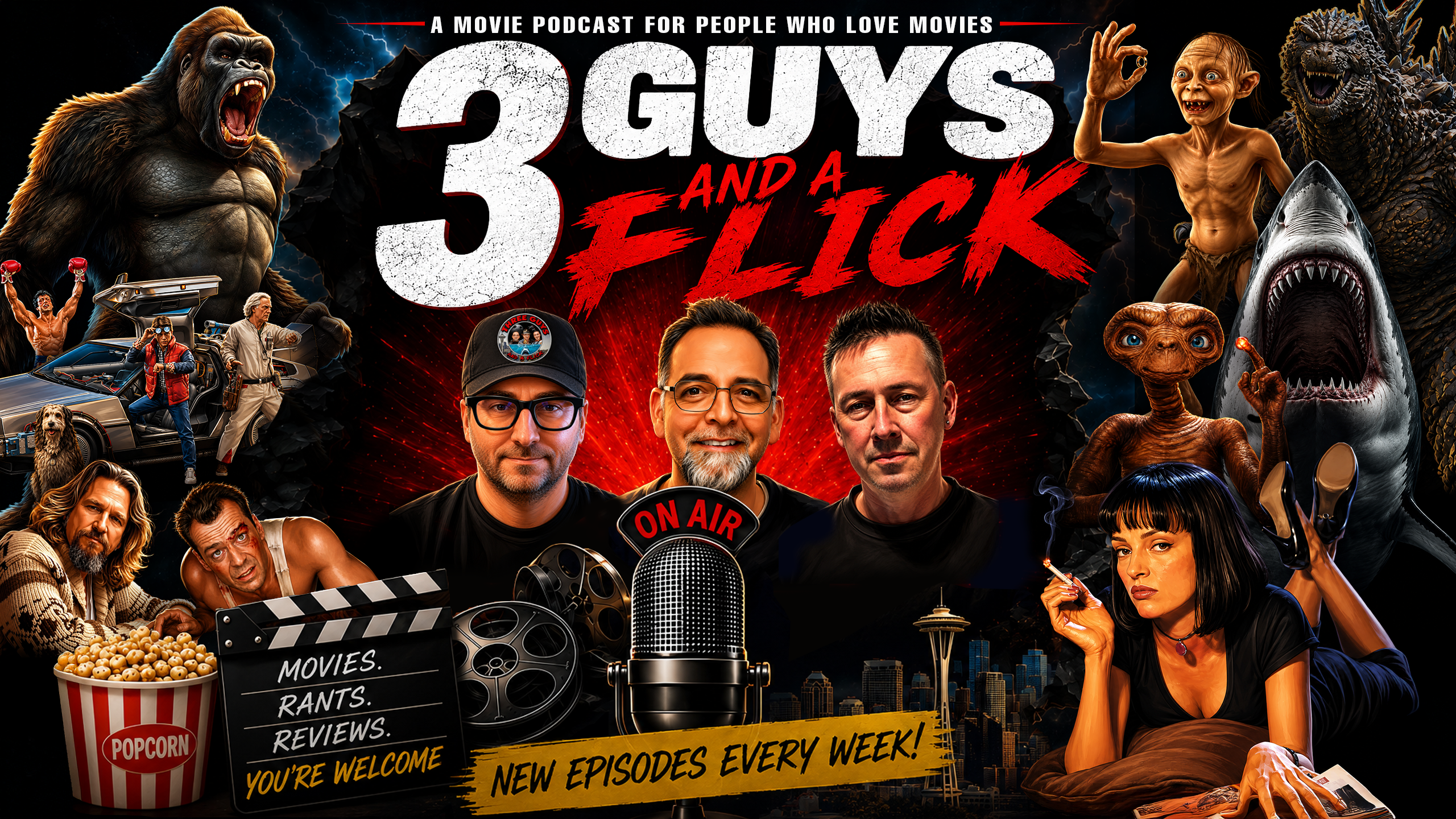 3 Guys and a Flick - Movie Review Podcast for people who LOVE Movies!
